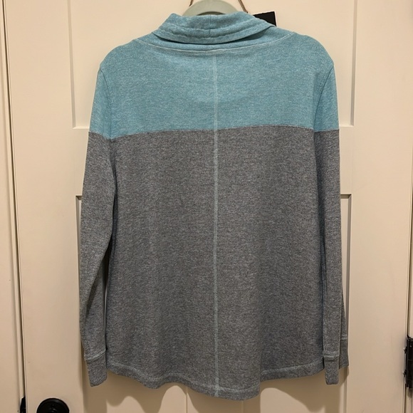T by Talbots loose drawstring neck shirt - Picture 3 of 5